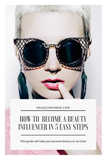 Become a beauty influencer