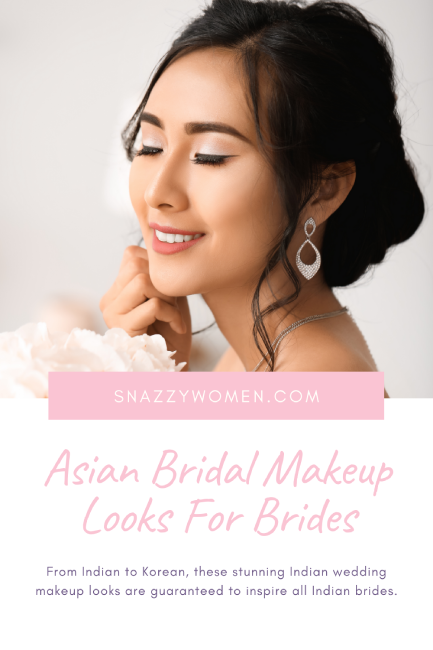 Asian Bridal Makeup Looks For Brides Pin