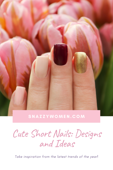 Cute Short Nails: Stunning Designs and Ideas Pin