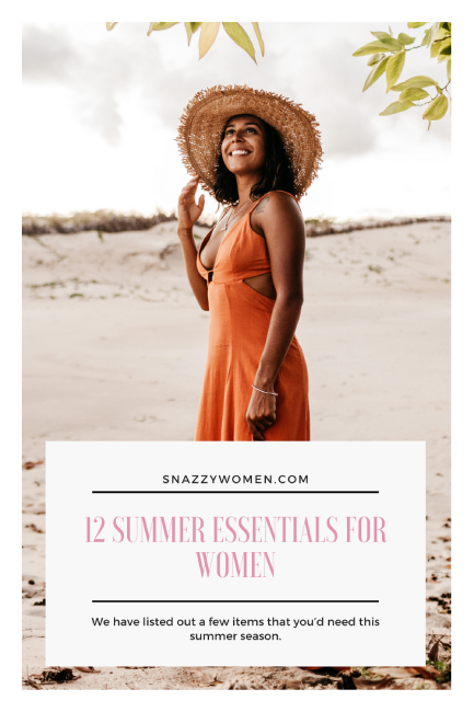 12 Summer Essentials for Women Pin