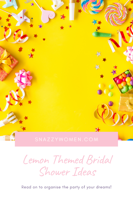 Lemon Themed Bridal Shower Ideas Pin