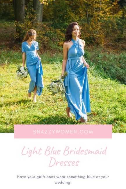 Light Blue Bridesmaid Dresses Pin