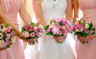 Peach Bridesmaid Dresses