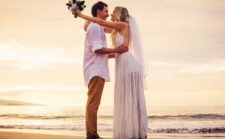 Sexy Beach Wedding Dresses and Gowns